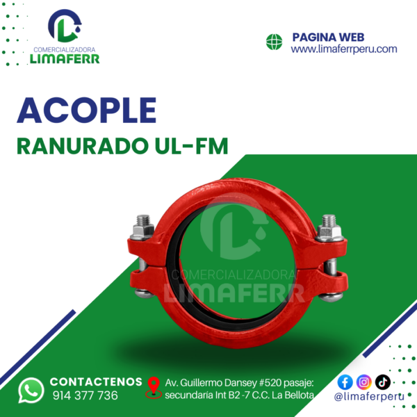 ACOPLE RANURADO UL-FM