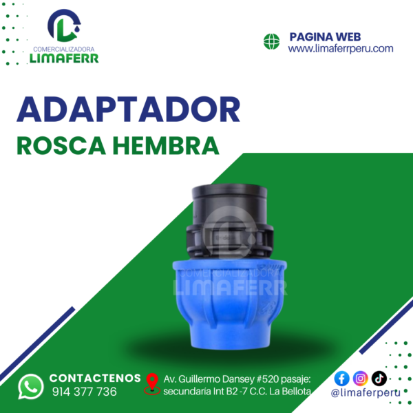 ADAPTADOR ROSCA HEMBRA