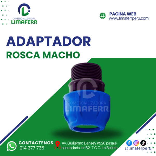 ADAPTADOR ROSCA MACHO