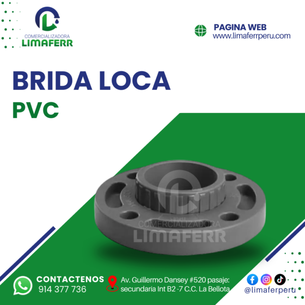 BRIDA LOCA PVC