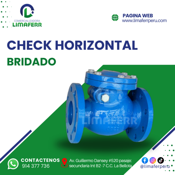 CHECK HORIZONTAL BRIDADO