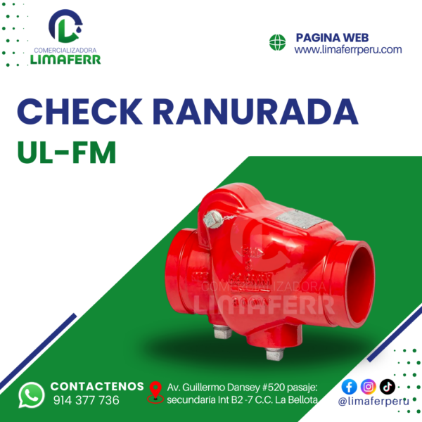 CHECK RANURADA UL-FM