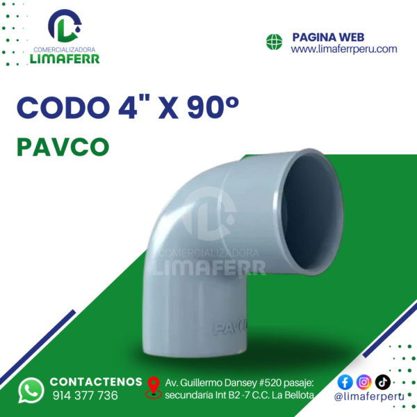 CODO 4" X 90°