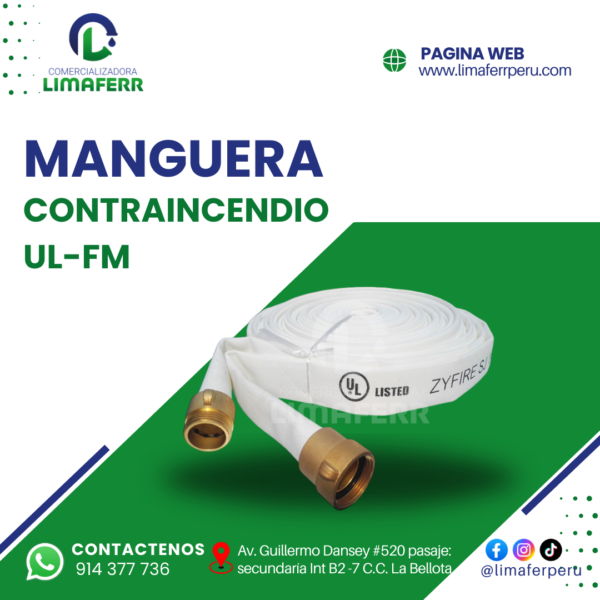 MANGUERA CONTRAINCENDIO UL-FM