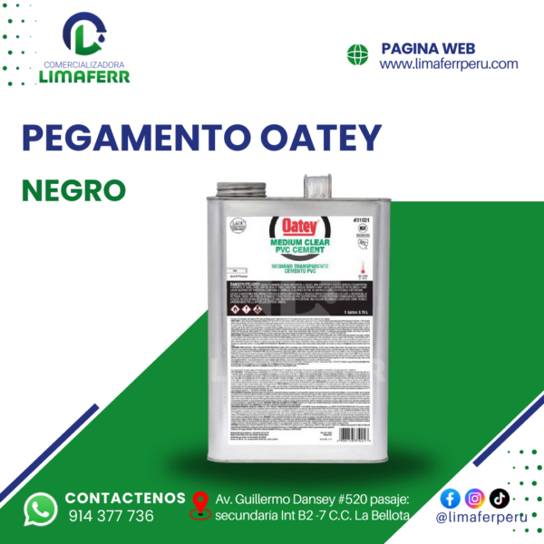 PEGAMENTO OATEY NEGRO - Imagen 2