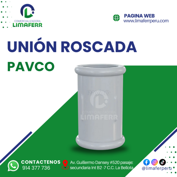 UNIÓN CON ROSCA