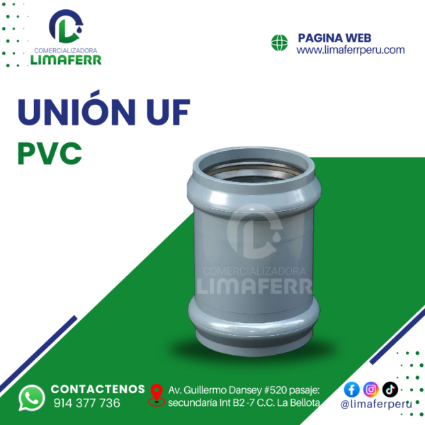 UNIÓN UF PVC