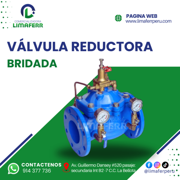 VÁLVULA REDUCTORA BRIDADA